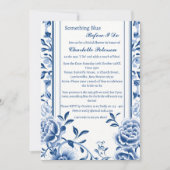 Elegant iets blauw voordat ik Vrijgezellenfeest Kaart (Voorkant)