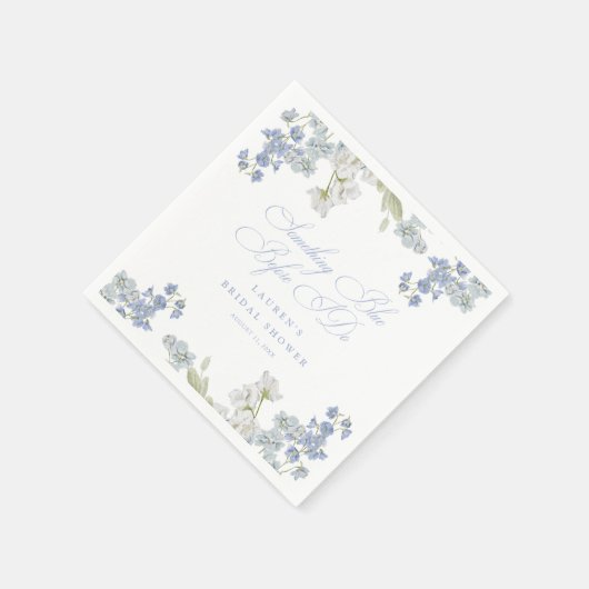 Elegant iets blauw voordat ik Vrijgezellenfeest Servet (Hoek)