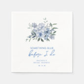 Elegant iets blauw voordat ik Vrijgezellenfeest Servet (Voorkant)