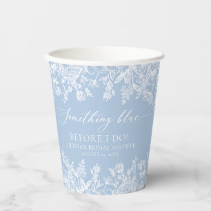 Elegant Iets Blauw Vrijgezellenfeest Papieren beke Bekers