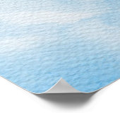 Elegant Iets Blauw Vrijgezellenfeest Welkom Poster (Hoek)