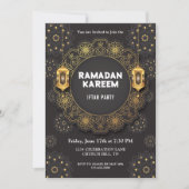 Elegant iftar-uitnodiging kaart (Voorkant)