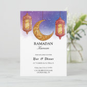 Elegant Iftar-uitnodiging Kaart (Staand voorkant)