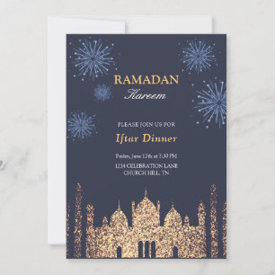 Elegant Iftar-uitnodiging Kaart