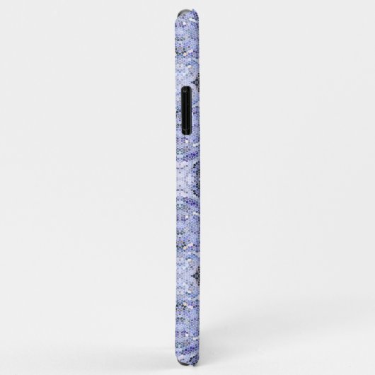 Elegant ijsblauw mozaïek, modern Case-Mate iPhone case (Achterkant/rechts)