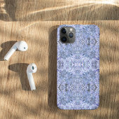 Elegant ijsblauw mozaïek, modern Case-Mate iPhone case