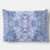 Elegant ijsblauw mozaïek, modern op maat etui (Achterkant)