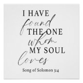 Elegant Ik heb de One Quote bruiloft gevonden Perfect Poster (Voorkant)