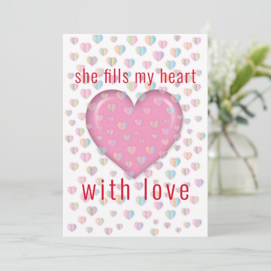 Elegant Ilovette Design Corvette C1 Ilustratie Kaart (Staand voorkant)