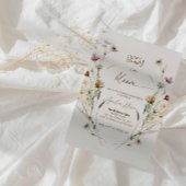 Elegant "In Bloom" Baby Shower Party Kaart