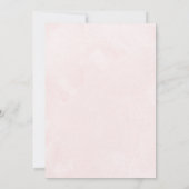 Elegant in de herfst Roze Tonen bruiloft Save The Date (Achterkant)