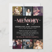 Elegant in het houden van de Foto Collage Keepslag Bedankkaart (Voorkant)