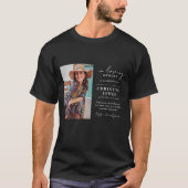 Elegant in het liefhebben van Memorial Funeral Tri T-shirt (Voorkant)