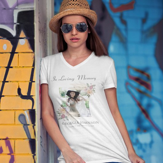 Elegant in liefdevol geheugen | Foto Memorial T-sh T-shirt