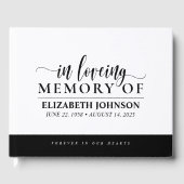 Elegant in liefdevol geheugen gastenboek (Voorkant)