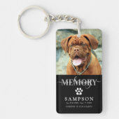Elegant in liefdevolle geheugen huisdier verlies f sleutelhanger (Voorkant)
