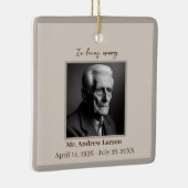 Elegant in liefdevolle herinnering begrafenismonum keramisch ornament (Rechts)