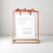 Elegant In liefdevolle herinnering bruiloft tafel  Poster