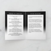 Elegant in liefdevolle herinnering Fotobegrafenis Programma (Binnen)