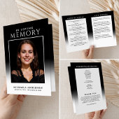 Elegant in liefdevolle herinnering Fotobegrafenis Programma