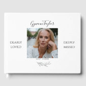 Elegant in liefdevolle herinnering | Memorial Gast Gastenboek (Voorkant)