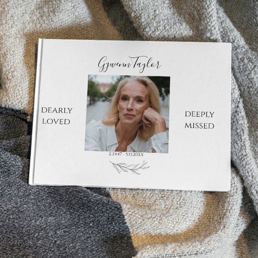 Elegant in liefdevolle herinnering | Memorial Gast Gastenboek