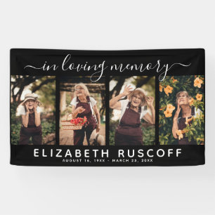 Elegant in Loating Memory Memorial 4 Fotocollage Spandoek
