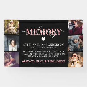 Elegant in Loating Memory Photo Collage Memorial Spandoek