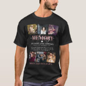Elegant in Loating Memory Photo Collage Memorial T-shirt (Voorkant)