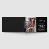 Elegant In Loving Memory Memorial Photo Gastenboek (Volledig)