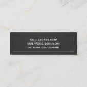 Elegant in reliëf zien er Afstuderen van topklasse Contactkaartje (Achterkant)