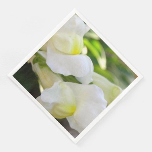 Elegant in wit servet (Hoek)