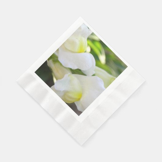 Elegant in witte papieren servetten (Hoek)