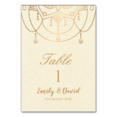 Elegant Indiaas traditioneel design Weddenschap Kaart (Voorkant)