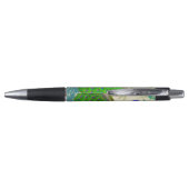 Elegant Indian Blue Peacock Pen (Achterkant)