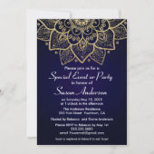 Elegant Indian Design Invitation Kaart (Voorkant)