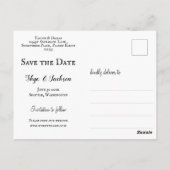 Elegant Indian Geïnspireerd Boho Damask | Roos Roz Briefkaart (Achterkant)