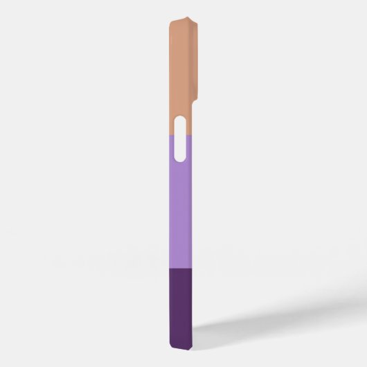 Elegant Indigo Colourblock Monogram Initiaal Lette Case-Mate iPhone Case (Achterkant / Rechts)