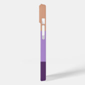 Elegant Indigo Colourblock Monogram Initiaal Lette Case-Mate iPhone Case (Achterkant / Links)