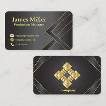 Elegant ingelijst visitekaartje serie 23