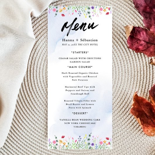 Elegant Initiaal Schrift Monogram Klassieke Huweli Menu