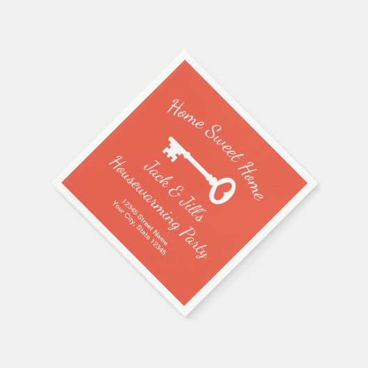 Elegant-inlegluiers voor nieuwe woningen servet (Hoek)