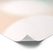 Elegant Inspirerend Dandelion maakt een wens Poster (Hoek)