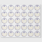 Elegant Inspirerend Typography Quote Gift Cadeaupapier (Vlak)