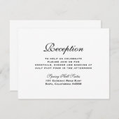 Elegant-insteekkaart Informatiekaartje (Voorkant / Achterkant)