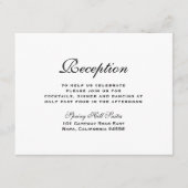 Elegant-insteekkaart Informatiekaartje (Voorkant)