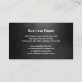 Elegant interieur monogram Professional Visitekaartje (Achterkant)