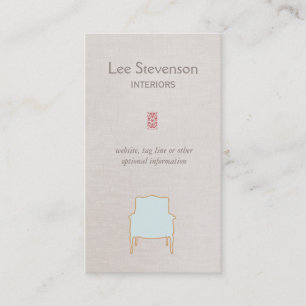 Elegant interieur Visitekaartje