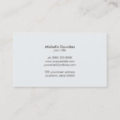 Elegant interieurontwerp Faux Gold Leaf Tree Visitekaartje (Achterkant)