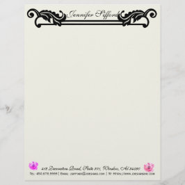 Elegant Interior Designer Specialized Letterhead Briefhoofd